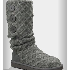 ✨SALE✨Ugg grey sweater boots size 8
